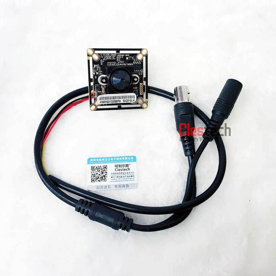 3.7mm lens 1920*1080p Ahd 200W Mini HD camera chip Monito board module pointed cone+Monitoring circuit bnc cable Repair produce - купить по