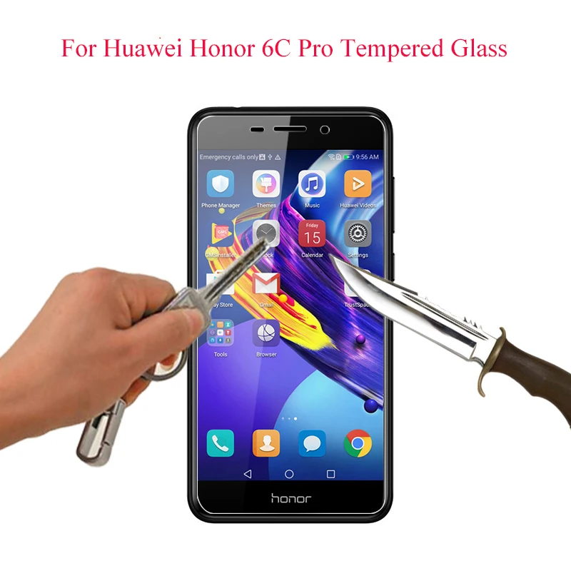 Защитная пленка из закаленного стекла для Huawei Honor 6C Pro защитная плёнка экрана 6 C JMM