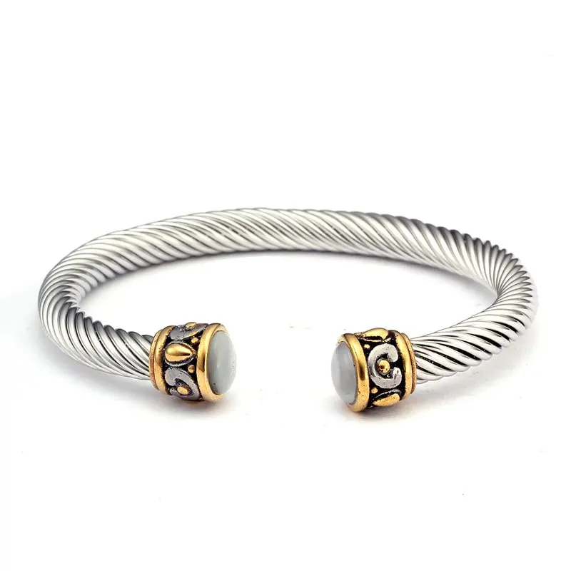 Винтажные спортивные мужские браслеты из нержавеющей стали очаровательные