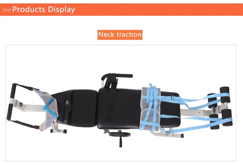 New Therapy Massage Bed Table Cervical Lumbar Traction Bed Traction Bed Body Stretch Spine Ankle Vertebra Fatigue Minor Injurie