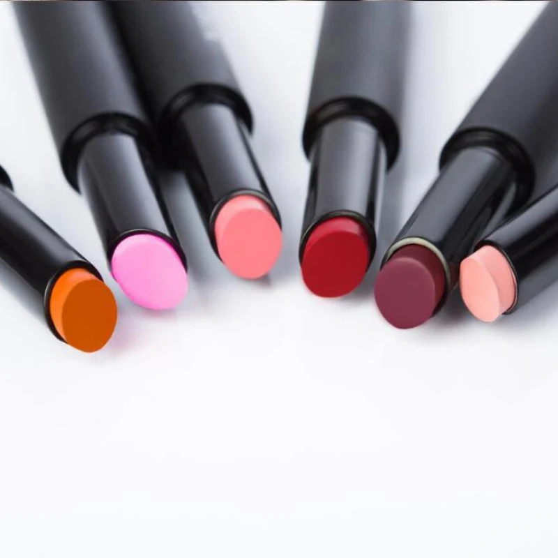 8 цветов Новая прессованная губная помада матовая увлажняющая натуральная