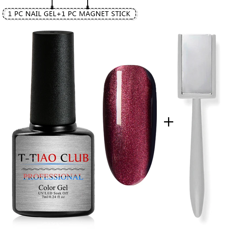 2pcs/set Cat Eye Gel Polish Magnet Stick Set Chameleon 3D Eyes UV Nail Soak Off Long Lasting Led Varnish | Красота и здоровье