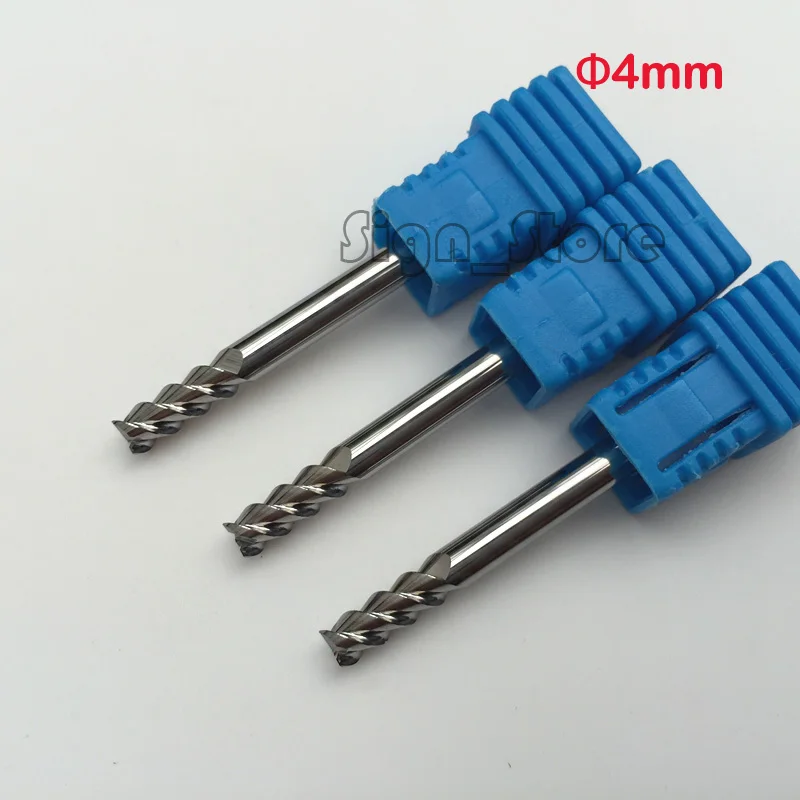 5 шт. торцевая фреза 3 флейты алюминиевый резак Фрезерный инструмент с ЧПУ