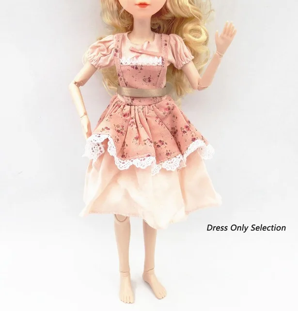 Красивое Кукольное платье для шарнирной куклы 42 см 45 48 одежда аксессуары детских