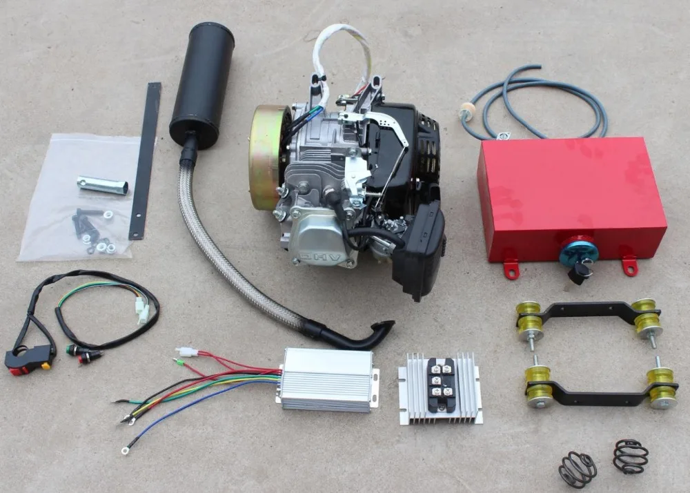 Быстрая доставка 5 кВт топливный бак бензиновый двигатель 170F 7.5HP Электрический