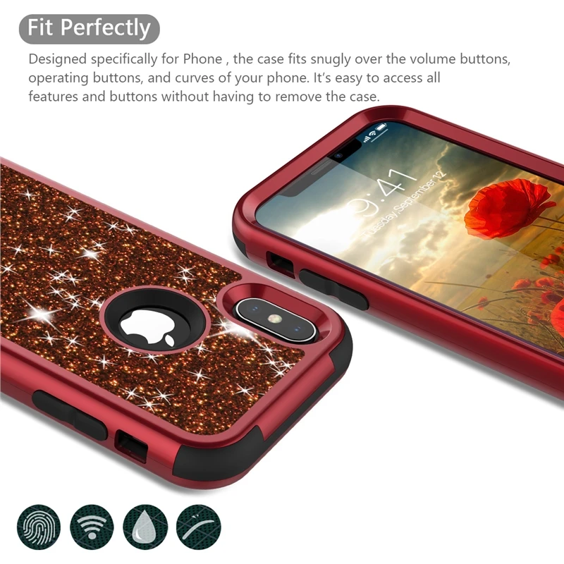 Роскошный Жесткий Чехол для iPhone XR X Xs Max 11 Pro max чехол с блестящими кристаллами PC чехол для iPhone 7 8 6 6s Plus чехол милый Капа