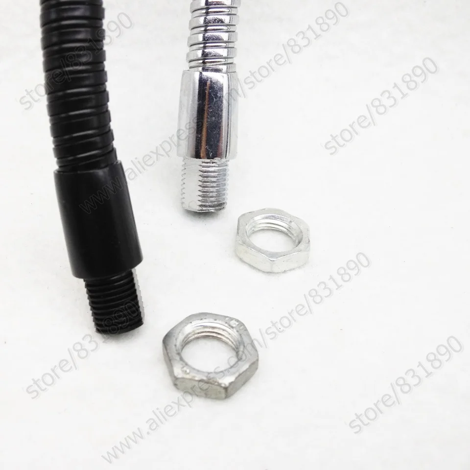 Гибкий металлический держатель для настольной лампы Dia10mm 2 шт. гибкий с гусиной