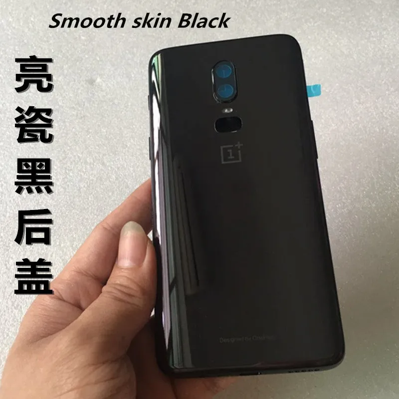

Original For Oneplus 6 Housing Door Battery Cover For Oneplus 6 A6000 1+6 Glass back Rear case shell LCD middle Frame SIM Tary