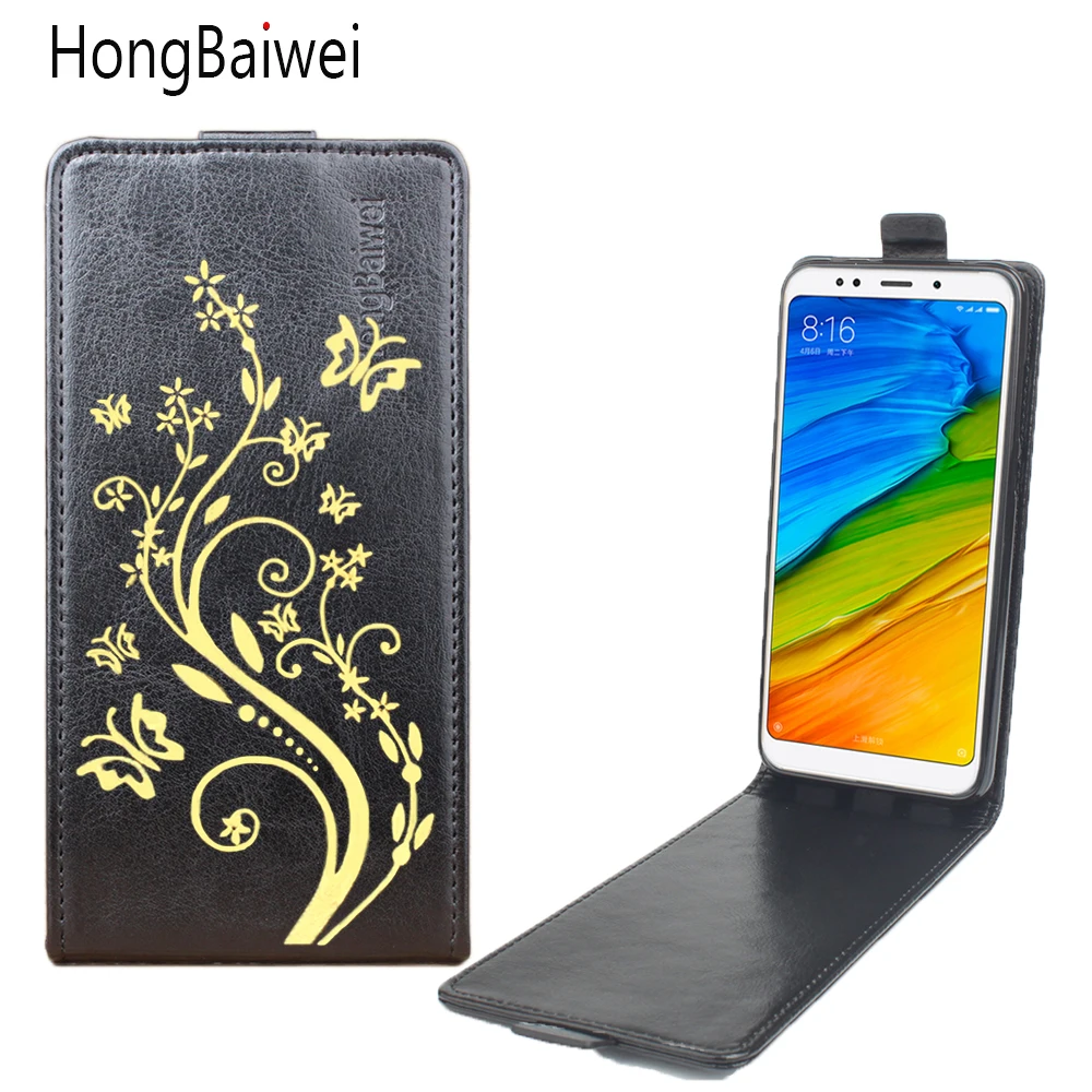 Кожаный чехол для Xiaomi Hongmi 5/5 Plus с откидной крышкой Xiomi Hong mi 5 Plus/Hongmi5 чехлы мобильных