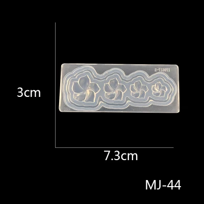 MJ44 1 шт. 3D акриловые формы для украшения ногтей DIY дизайн силиконовые губы дизайн ногтей шаблоны Банни ногти художественные формы - Цвет: MJ44