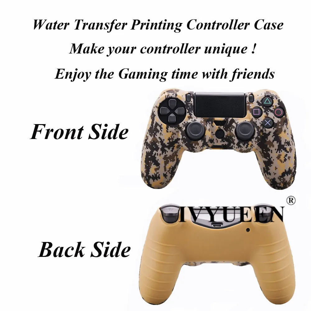 Силиконовый чехол IVYUEEN Ghost Skull с принтом для playstation 4 PS4 Pro для Dualshock 4 Slim с джойстиками