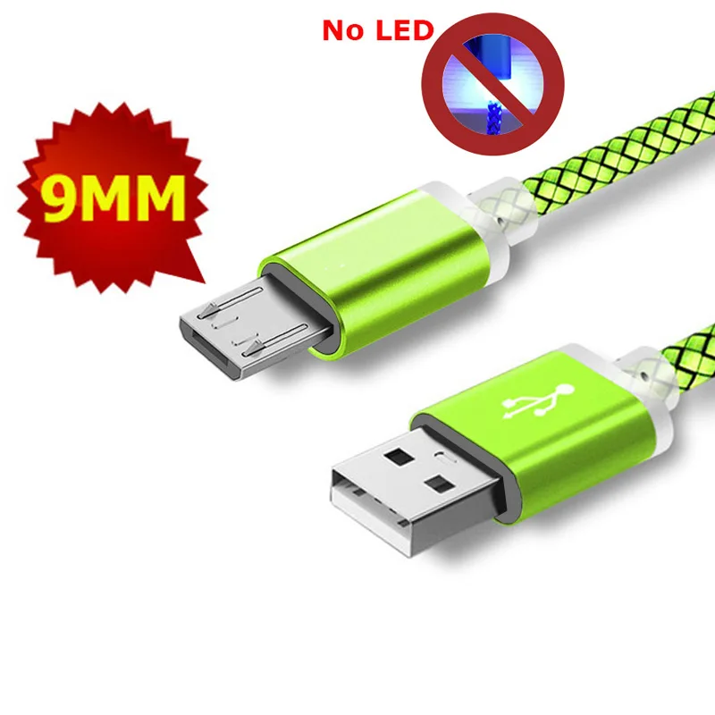 9 мм Экстра длинный микро usb штекер удлинение кабеля Разъем для мобильного