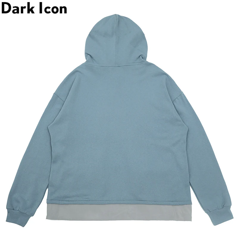 Темный значок тактические негабаритных балахон мужчин несколько карманов