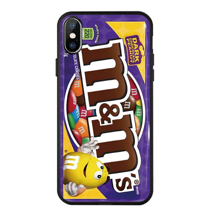 07 Чехол для iPhone 11 pro X XS Max XR 7 6 6S 8 Plus 5 S 5S SE M& Ms шоколадный Мягкий ТПУ Мягкий силиконовый чехол для телефона - Цвет: 07