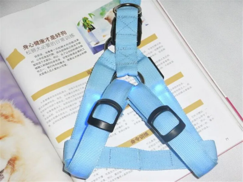 E01 USB Перезаряжаемый поводок для собак Светодиодный светильник для домашних животных светящийся ремень для собак средних и больших собак