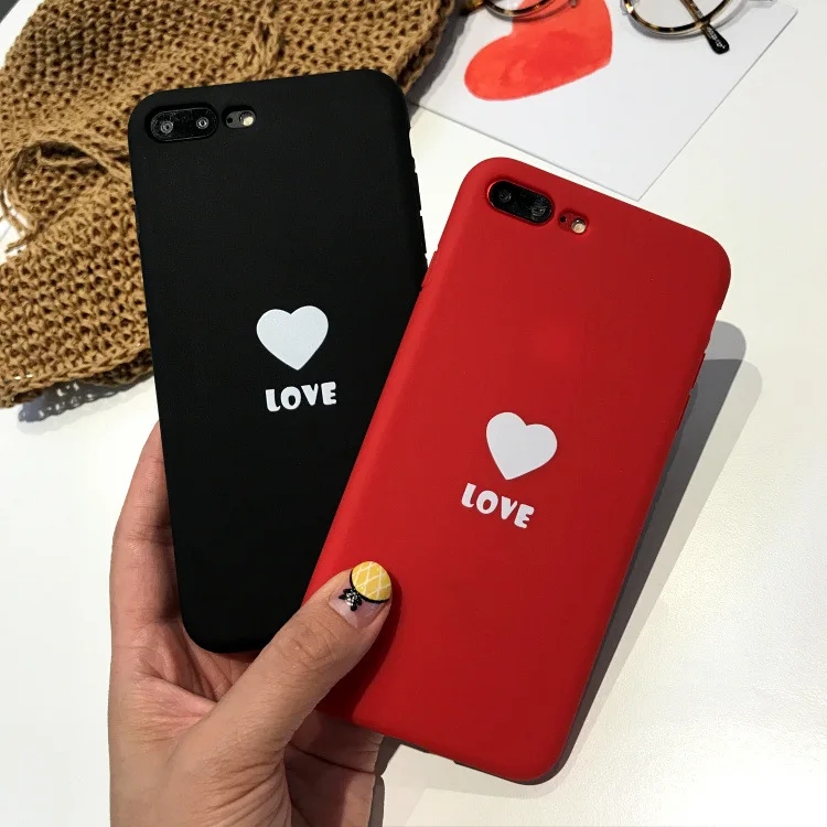 Love Compact Soft tpu silicon cover case for iphone 6 6S S plus 7 7plus 8 8plus X 10 telefon fundas capa coque |