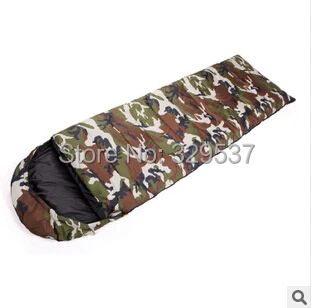 

900g Ultralight Camouflage Easy to carry Single Warm Adult Sleeping Bag Outdoor Sport Camping Hiking FREE SHIPPING