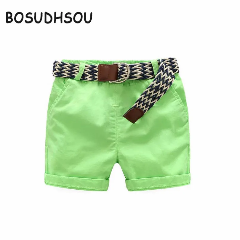 Bosudhsou/Повседневные Шорты Для маленьких мальчиков дизайнерские Короткие штаны