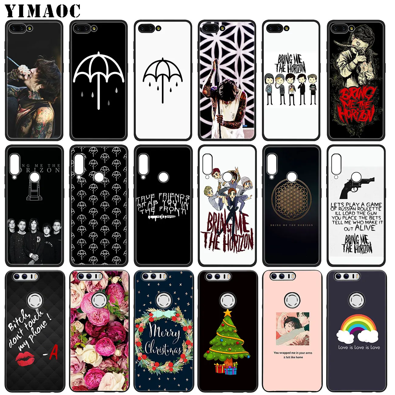 Мягкий чехол YIMAOC с Оливером сиксом Bring Me the Horizon bmth для Huawei Honor 20 Pro 8C 8X 8 9 9X 10 Lite 7X 7A