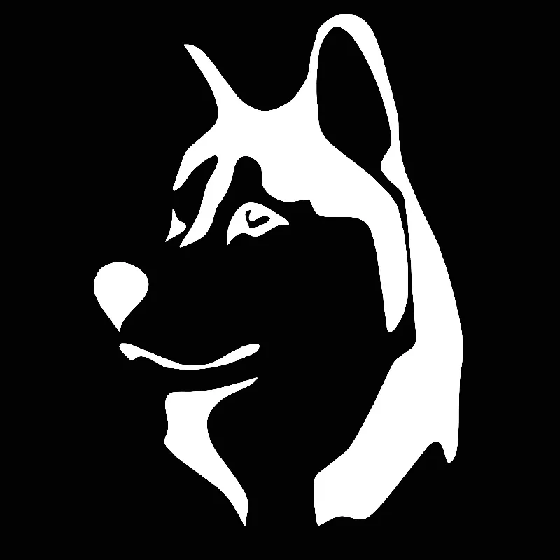 Классная Хаски забавная наклейка для автомобилей виниловая Автомобильная