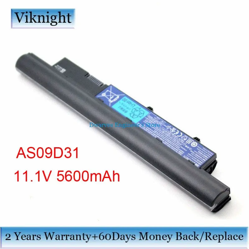 5600mAh AS09D31 Аккумулятор для ноутбука Acer Aspire 3810T 4810T 5810T Timeline AS09D34 AS09D36 AS09D5 AS09D70 AS09D41