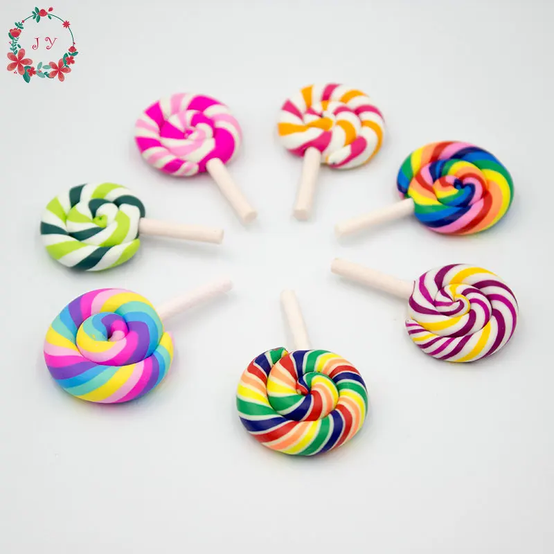 Набор из 20 шт. радужных полимерных фотоэлементов конфеты двусторонняя сторона 4 5