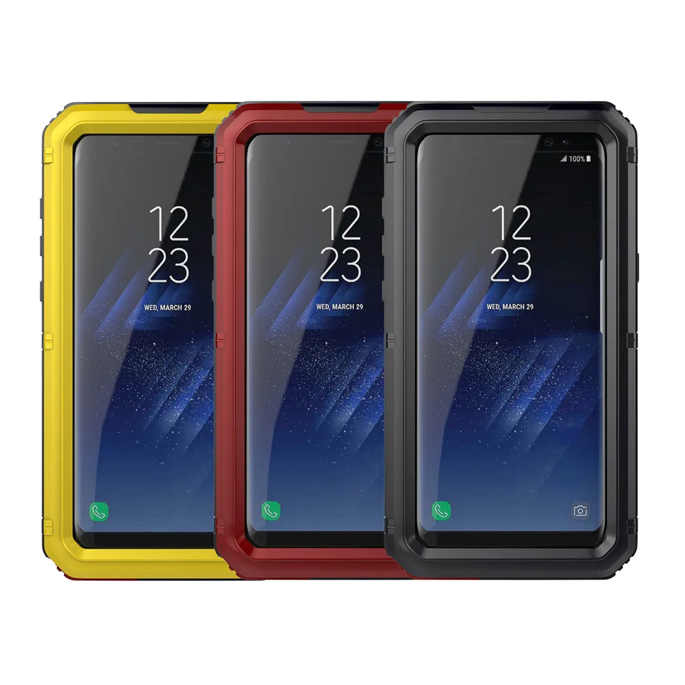 Doom Броня для samsung S8 S8Plus Чехол IP68 водонепроницаемый ударопрочный сверхмощный гибридный жесткий прочный металлический чехол
