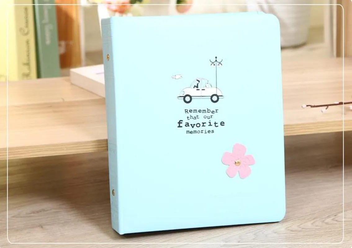 Обложка из искусственной кожи с мультяшным цветочным рисунком 6 дюймов дешёвый