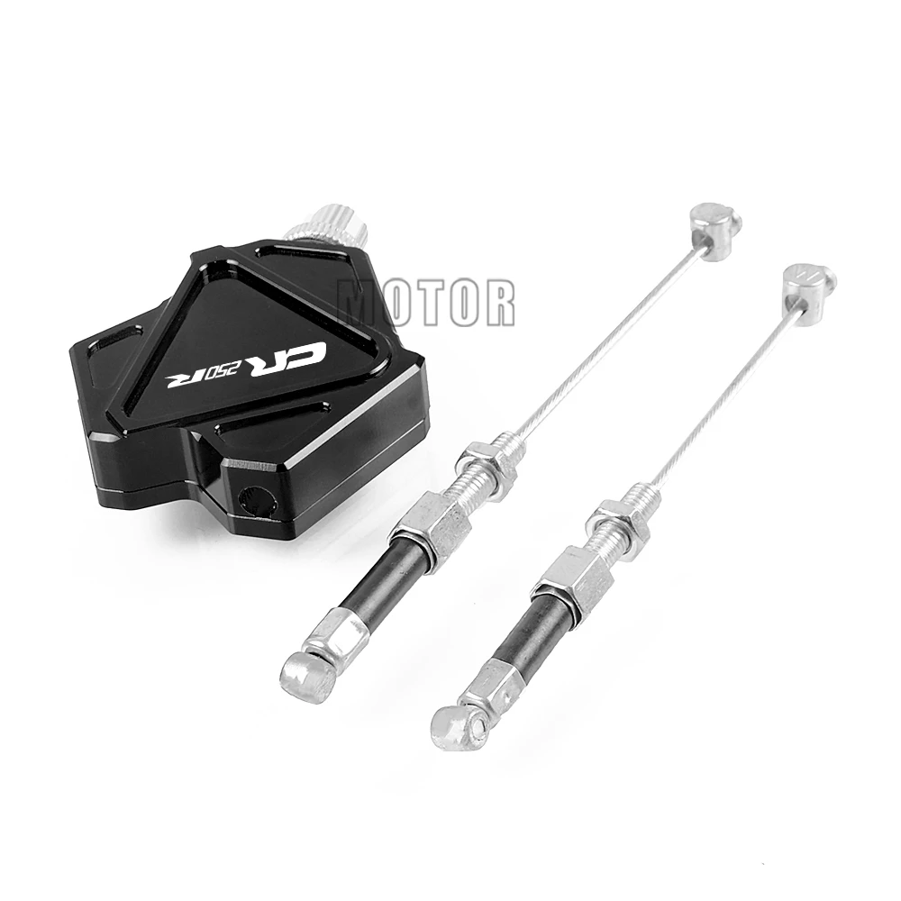 Black Для Honda CR250R 1992-2007 CR250 CR 250R 250 R Мотоцикл с ЧПУ Алюминиевый грязный питбайк трюк рычаг сцепления легко тянет кабельная система - Цвет: Black