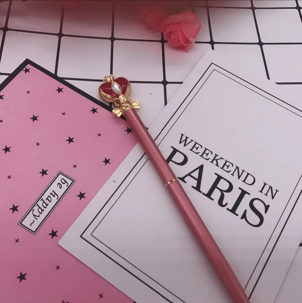 

Sailor moon Spiral Heart Moon Rod Stick Cutie Moon Rod wands ballpoint pen ballpen stationery