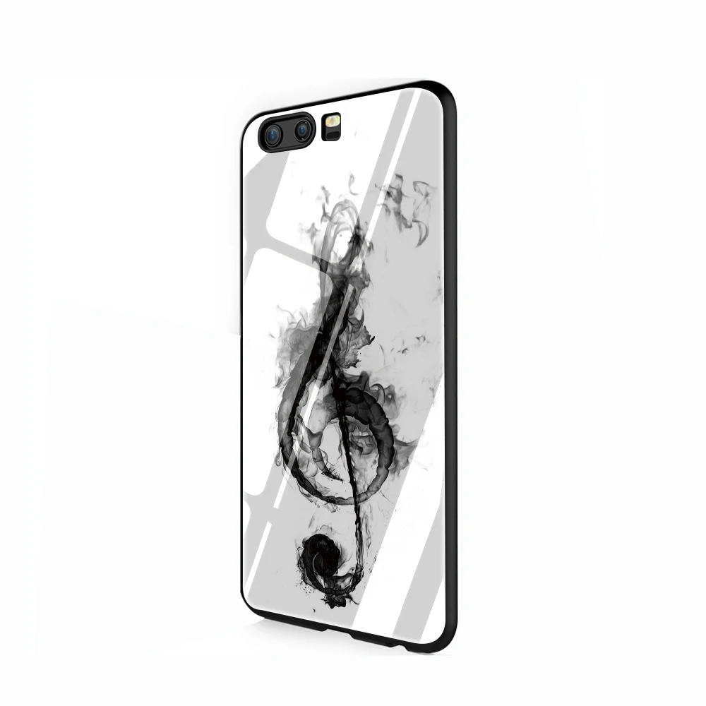 Чехол для телефона из закаленного стекла с фортепианной гитарой для huawei P10 P20 P30 Y6 Y9 Honor 8X 7A pro 9 10 Lite mate 20 Lite Pro - Цвет: G4