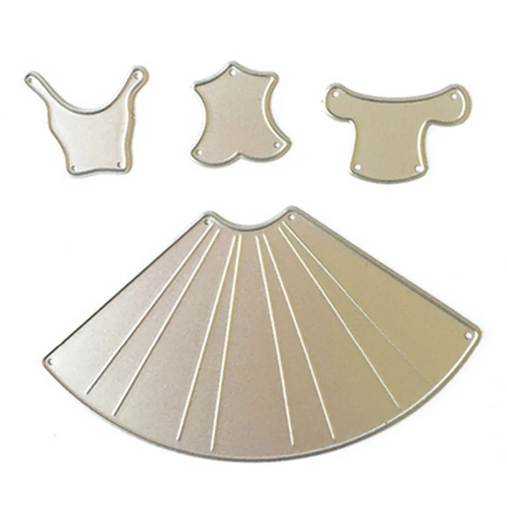 4 шт./компл. металлические трафареты из углеродистой стали для тиснения и