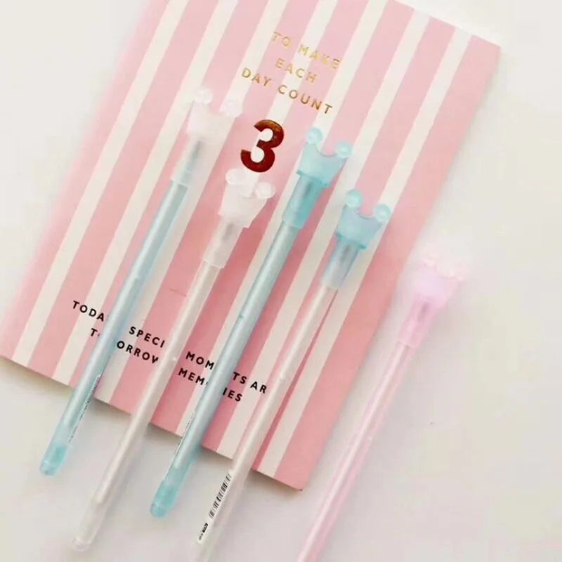 1 шт. королевская и Королевская корона гелевая ручка роллербол авторучка канцелярский школьный офисный поставка 0,5 мм черные чернила