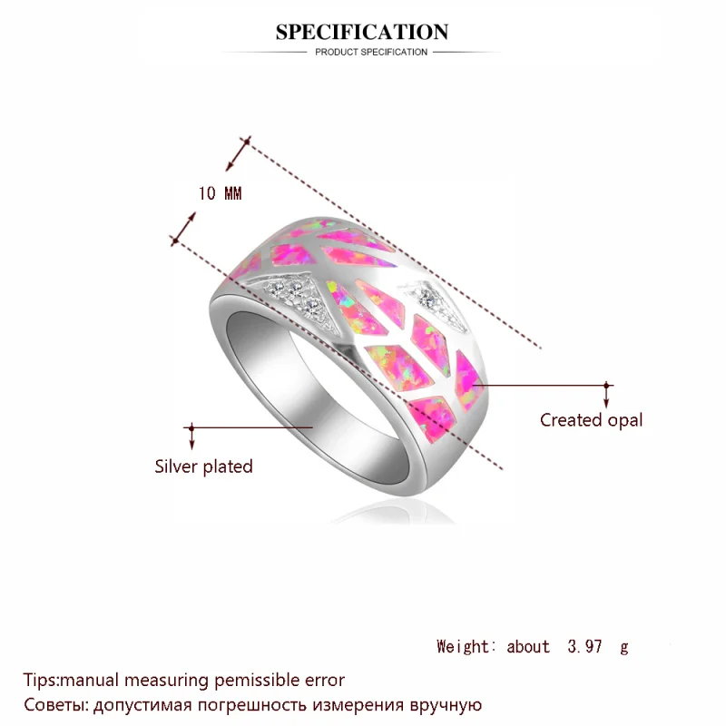 New Arrival Purple fire Opal silver plated Stamped Rings Zircon Wholesale &amp Retail Jewelry USA sz #8 #9.5 #8.5 OR655 | Украшения и