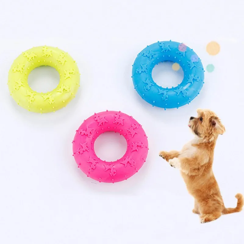 Забавный жевательный пончик круговое кольцо маленькая искусственная