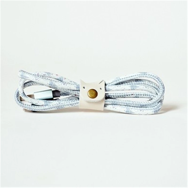 1m data transfer+fast charge cable,2.4A,stable and fast transfer,mini USB port and for iphone/ipad,unique design,multi-colors - Цвет: tree and flower