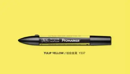 Winsor& Newton Promarker профессиональный дизайн маркеры желтый и оранжевый тон - Цвет: tulip yellow