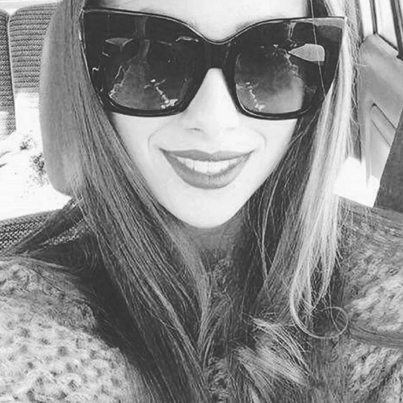 Женские градиентные солнцезащитные очки MIZHO квадратные в ретро стиле брендовые