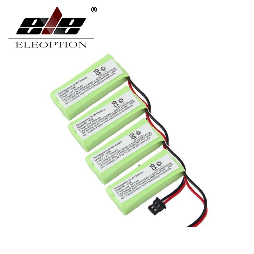 ELEOPTION 4 шт. для фототехники Женская фотобатарея BT1021 BT1025 беспроводная батарея