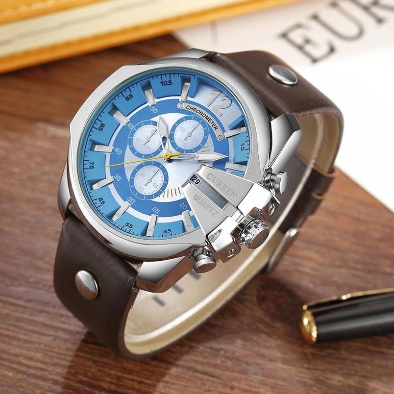 Часы CURREN Мужские кварцевые золотистые 8176|watch brand|watch brand menwatch men |