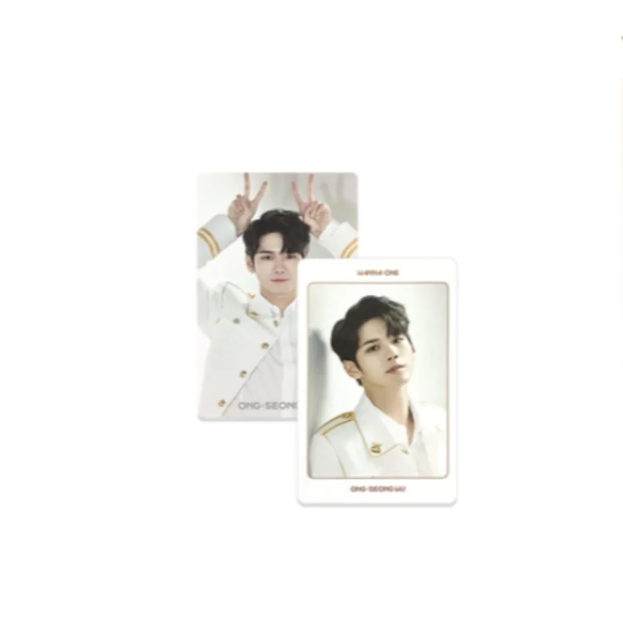 Kpop Wanna One Members ПВХ фото карты концерт мирового турне двухсторонняя Коллекционная HD Фотокарта - Цвет: ONG SEONG WU