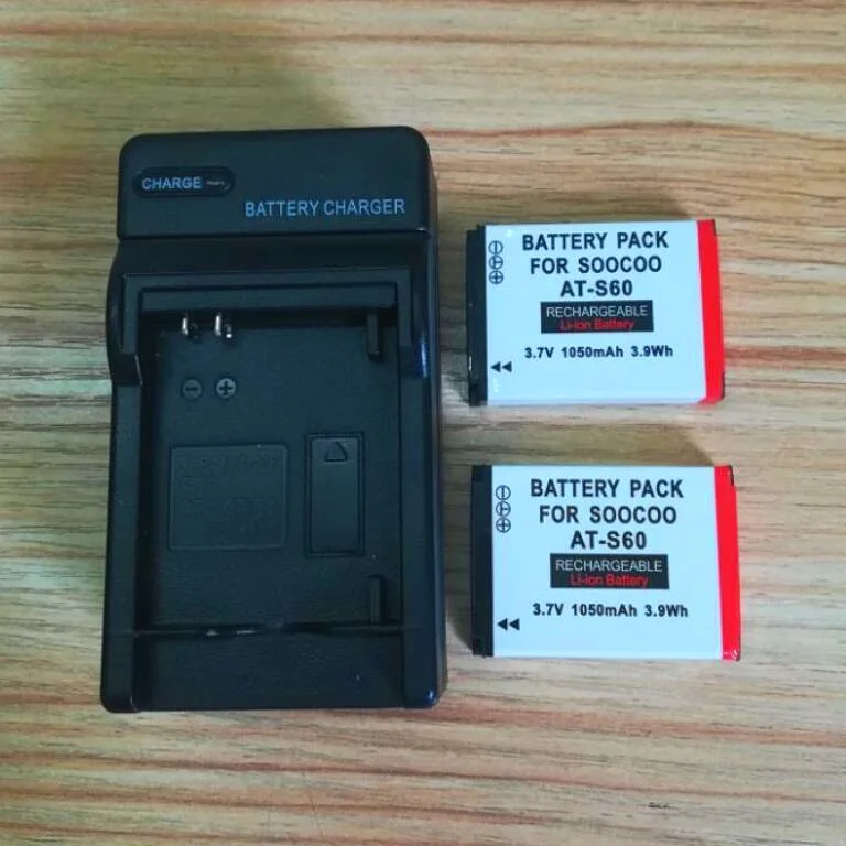 combination A Для soocoo S80/S70/S60/S60B экшн Камера аксессуары 1050 мА/ч, Батарея с Зарядное устройство для s70 s60 S80 спортивные Камера - Цвет: combination A