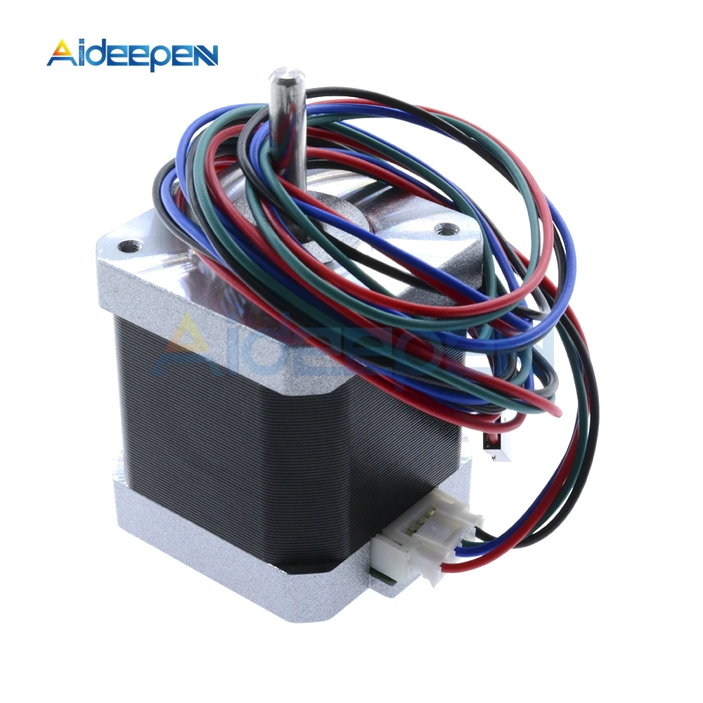 JK42HS48-1684 2A 12 V NEMA17 1,8 градусов 42 мм гибридный шаговый двигатель 4-проводной для DIY 3D-принтеры фрезерный станок с ЧПУ