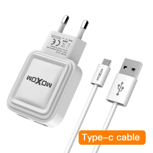 MOXOM USB Зарядное устройство для iPhone X 8 7 iPad USB настенное Зарядное устройство для samsung S9 Xiaomi huawei мобильного телефона Зарядное устройство USB Зарядное устройство - Тип штекера: KH-52Type-C