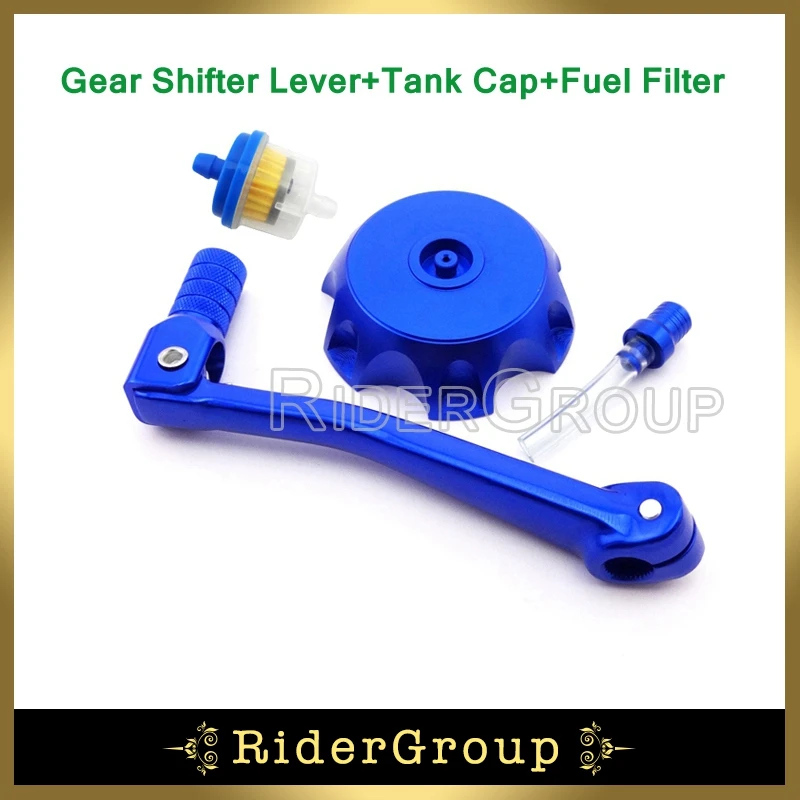 Синяя крышка топливного бака для газа складной рычаг переключения передач 11 мм