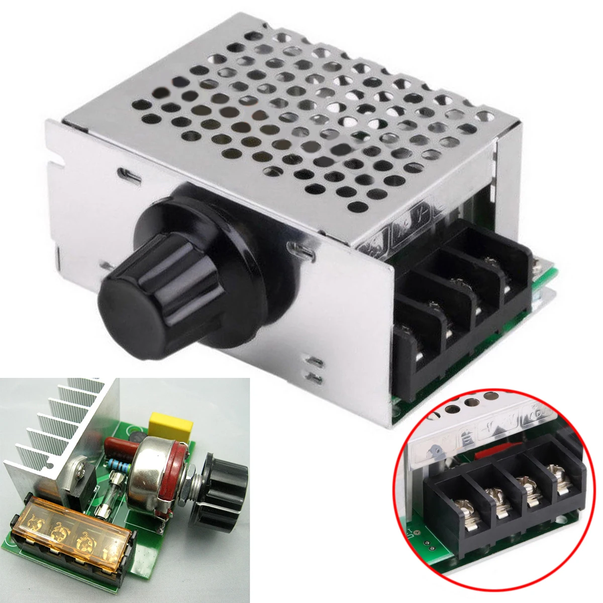 AC Regulator 4000W 220V SCR Voltage Motor Speed Controller Module Dimmer | Обустройство дома