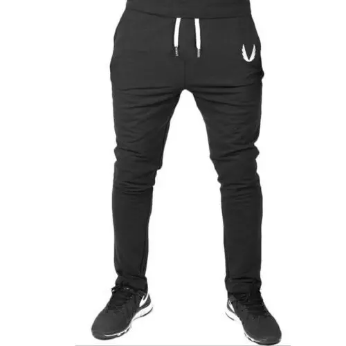Men Casual Long Sport Pants Gym Slim Fit Trousers Running Joggers Sweatpants | Мужская одежда