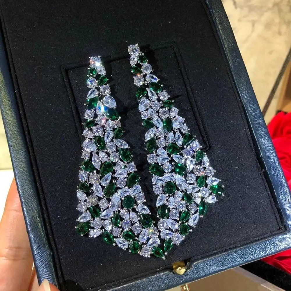 Брендовые дизайнерские модные женские свадебные серьги гвоздики HIBRIDE для