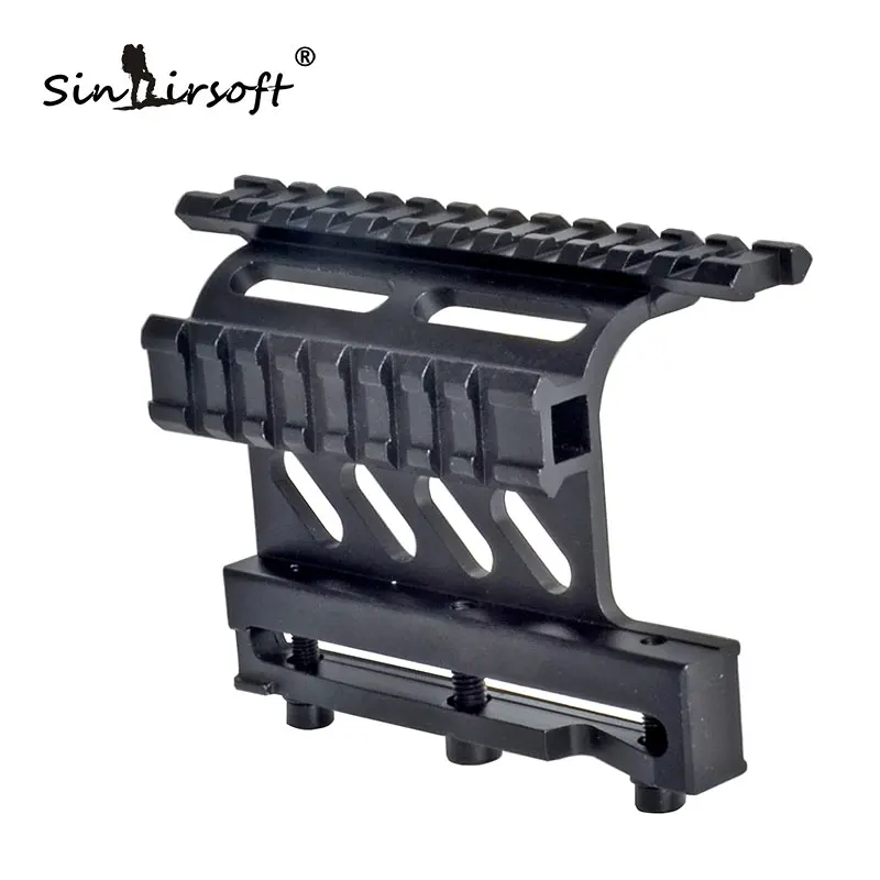 1 шт. Тактический AK Serie Rail Боковое крепление MNT-973 Scope Mount с 2 20 мм Picatinny/Weaver See-thru