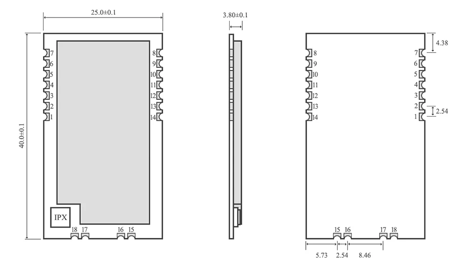LoRa SX1278 TCXO 915 МГц 1 Вт SMD ebyte E32-915T30S беспроводной приемопередатчик большой дальности SX1276 модуль передатчика для IPEX антенны